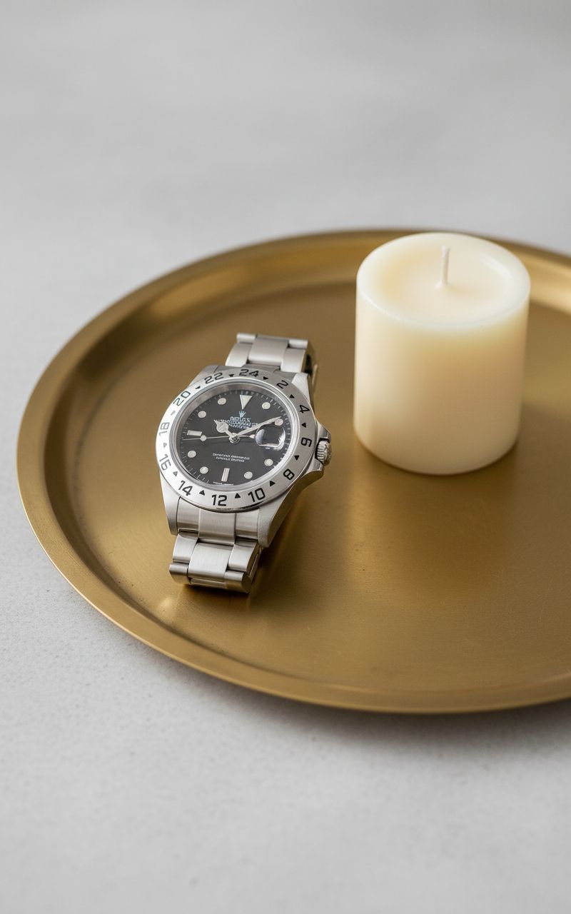 stainless steel sport watch in silver tones — classic everyday timepiece — view 5