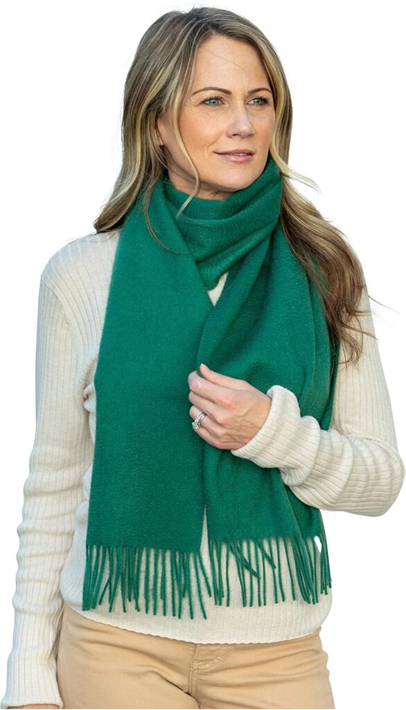 Cashmere Wrap Scarf for Winter Layering