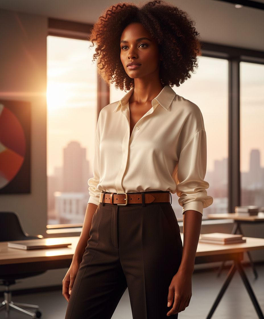 full grain leather work belt in warm neutral — heavy-duty buckle — view 3