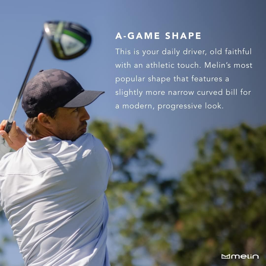 Water-resistant performance baseball cap in multi-color with snapback closure, golf and running — view 5