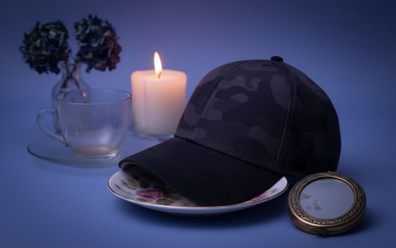 Water-resistant performance baseball cap in multi-color with snapback closure, golf and running — view 7