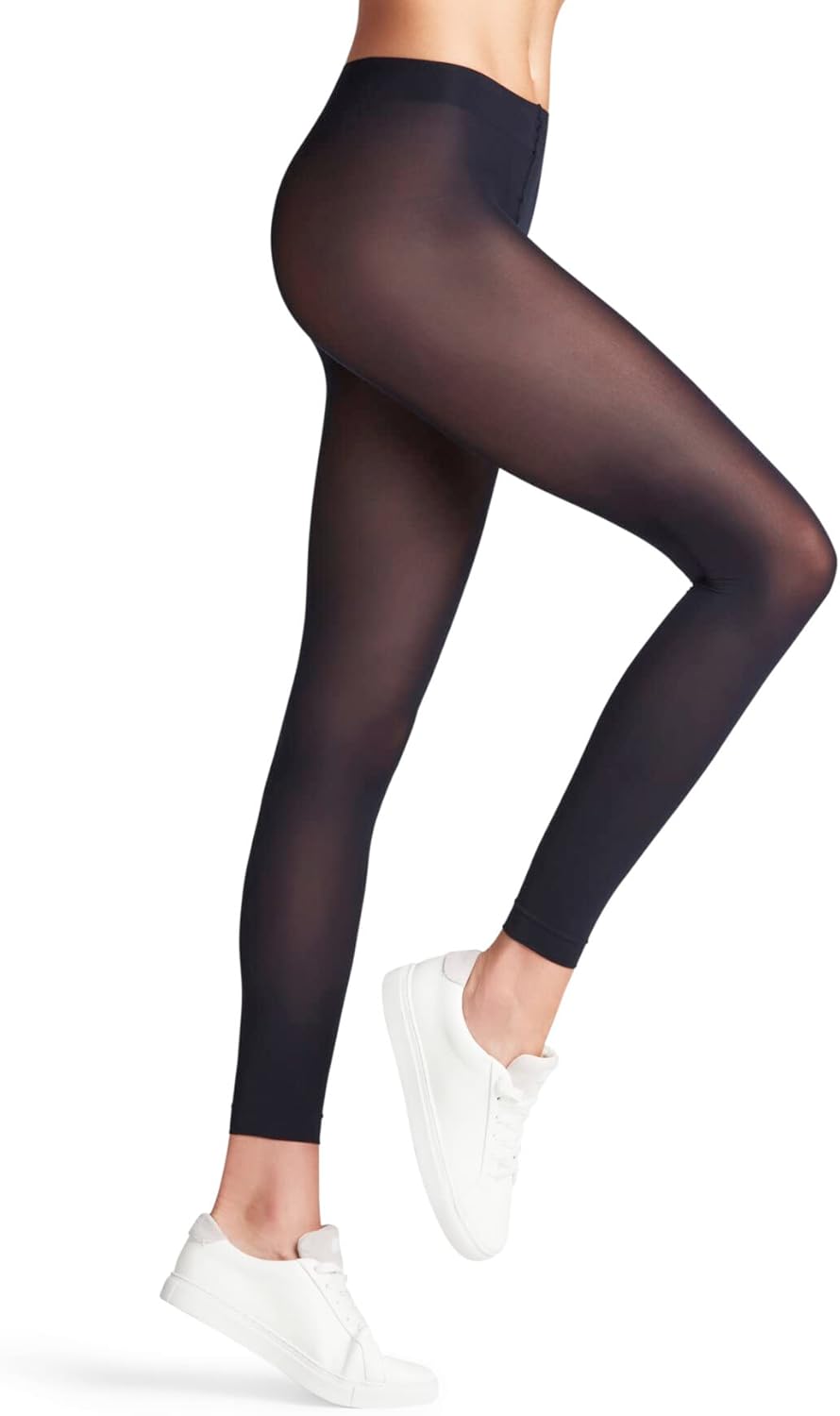 Matte sheer tights in neutral tone — 30 denier nylon construction — back