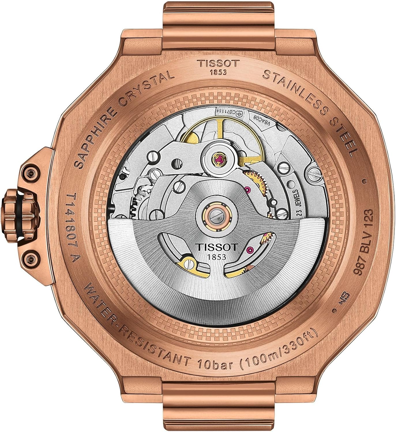 stainless steel classic wrist watch with silver tone dial — view 3