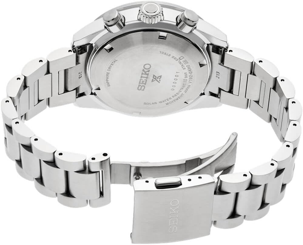 stainless steel sport watch in silver tones — classic everyday timepiece — front