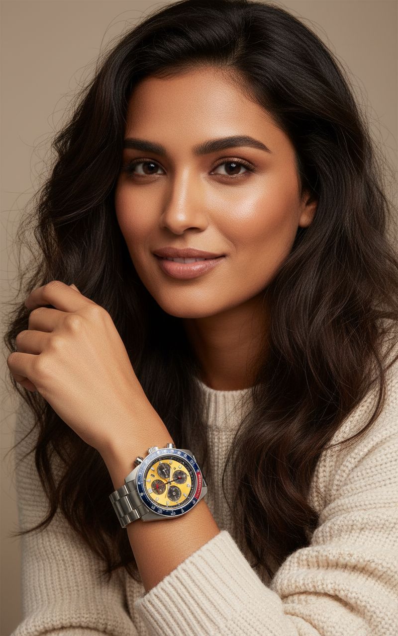 stainless steel sport watch in silver tones — classic everyday timepiece — view 6