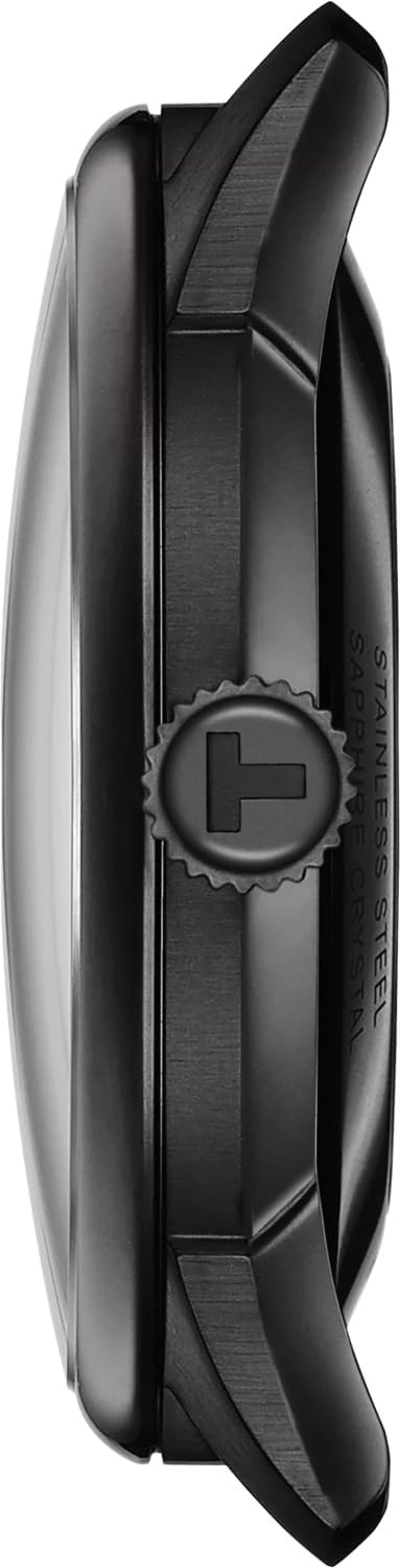 Silver stainless steel skeleton watch with transparent dial and polished case — view 2