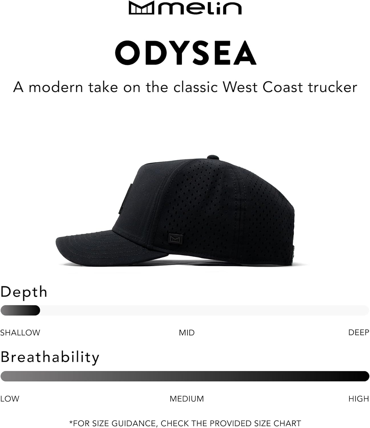 water-resistant baseball cap in multi color — hydro technology for golf and running — view 4
