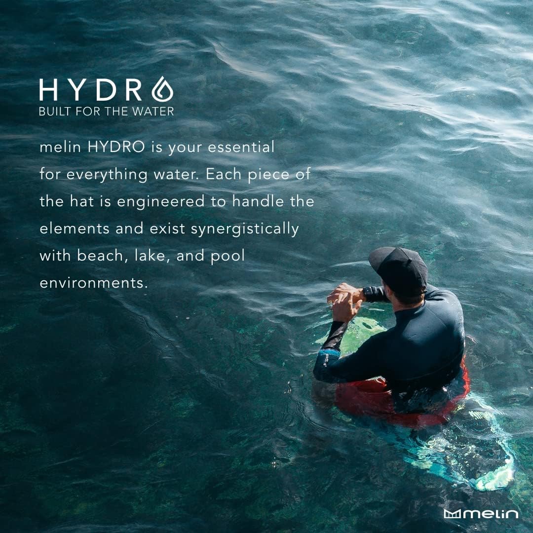 water-resistant baseball cap in multi color — hydro technology for golf and running — front