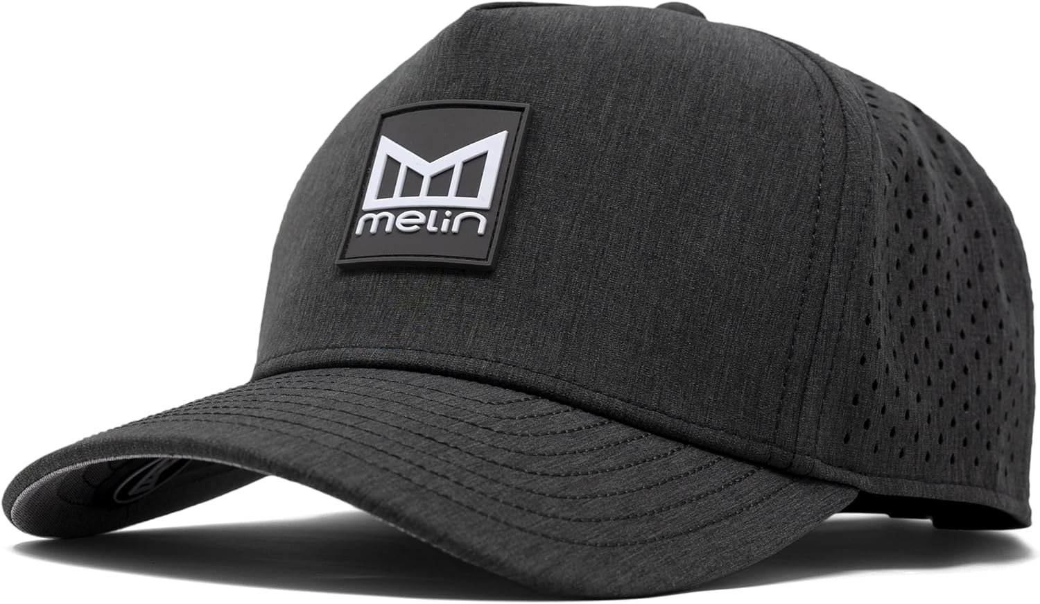 water-resistant baseball cap in multi color — hydro technology for golf and running — back