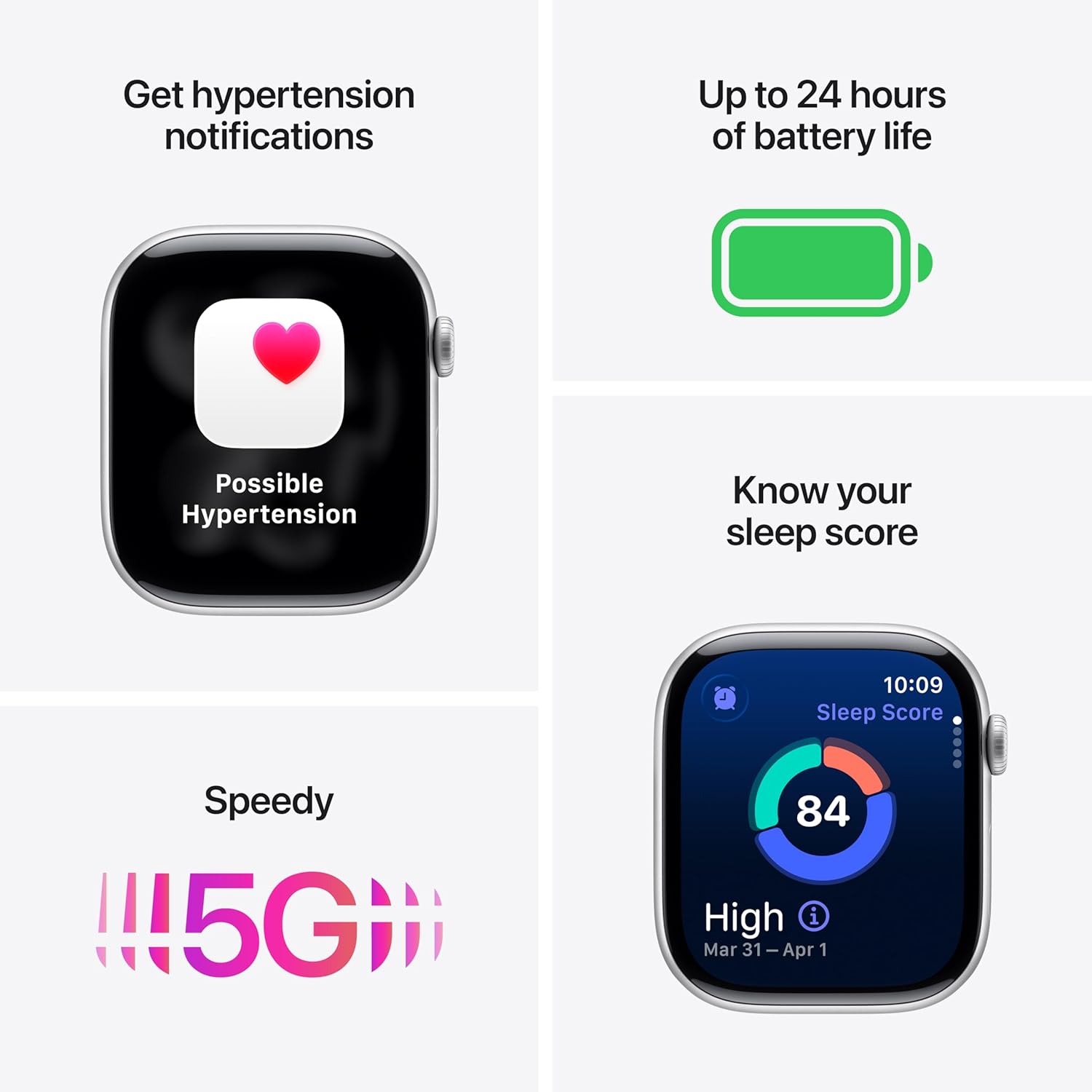 Titanium smartwatch with silver milanese loop band — fitness tracking — view 2