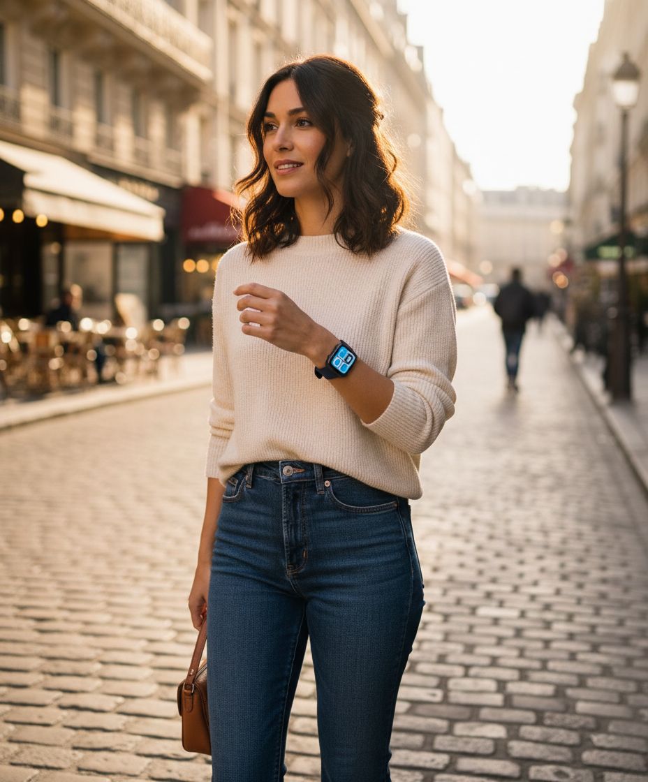Midnight aluminum smartwatch with sport band — fitness and sleep tracking — view 4