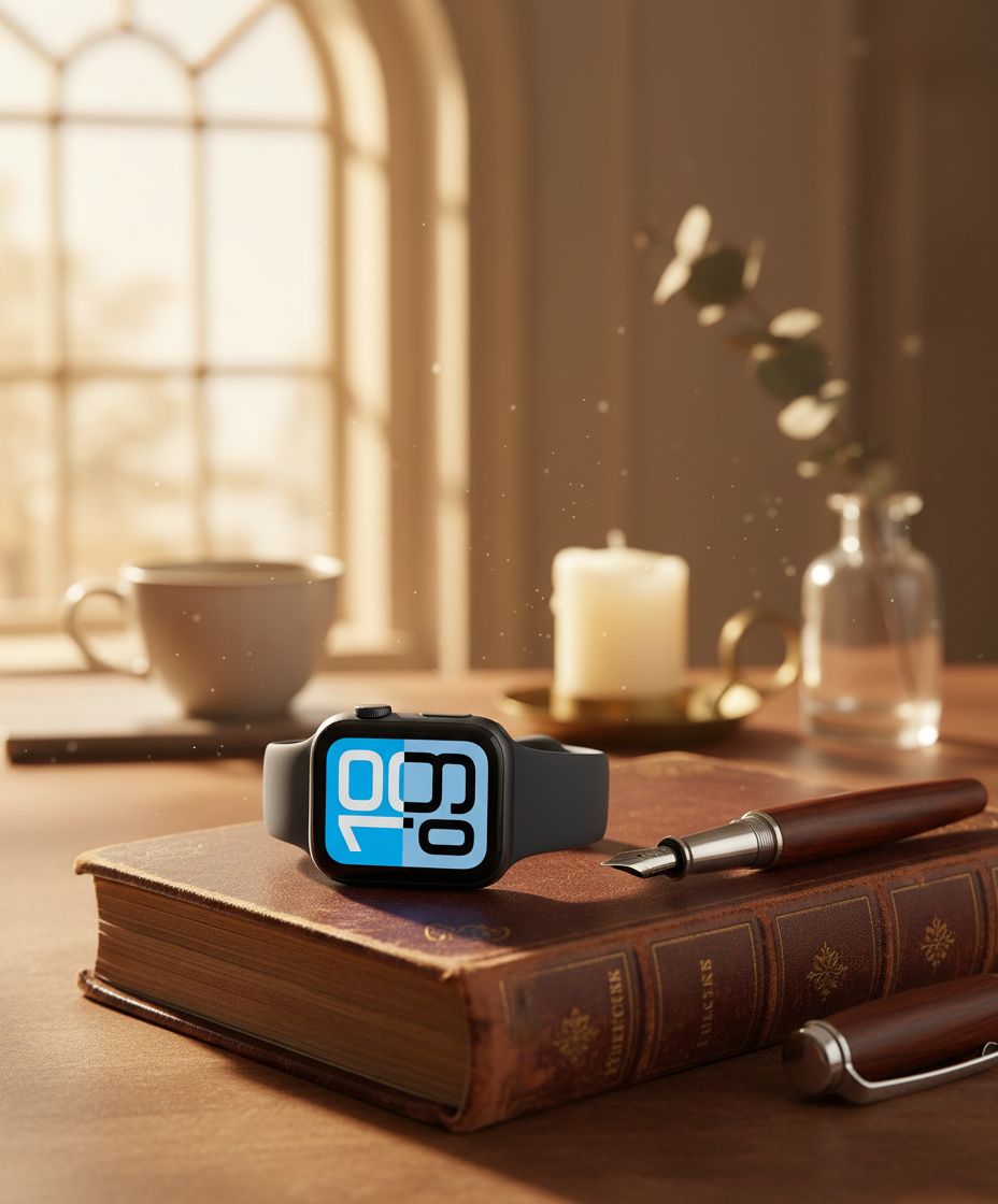 Midnight aluminum smartwatch with sport band — fitness and sleep tracking — view 2