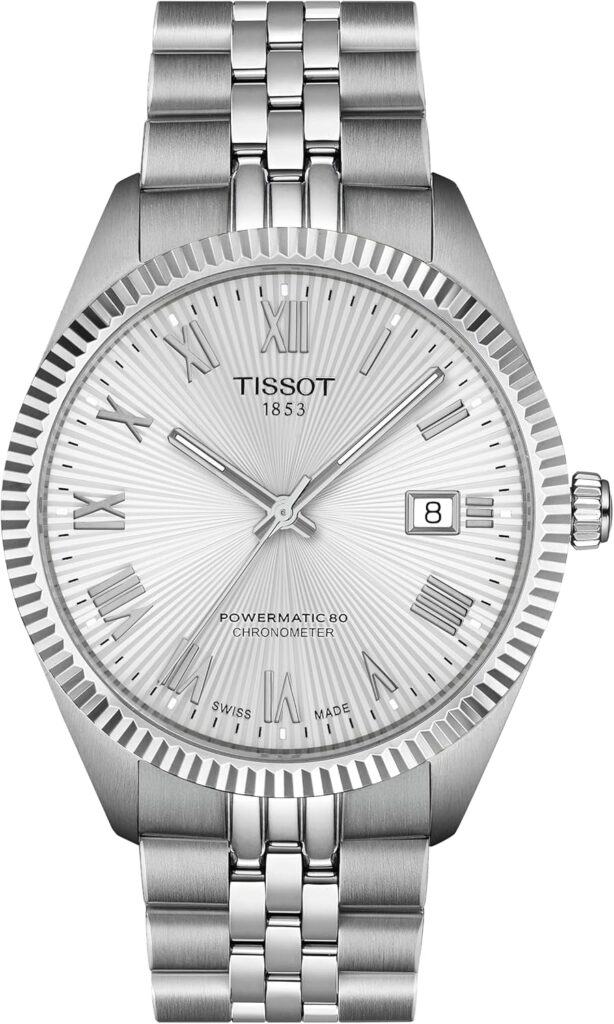 Swiss Automatic Watch for Men, Stainless Steel
