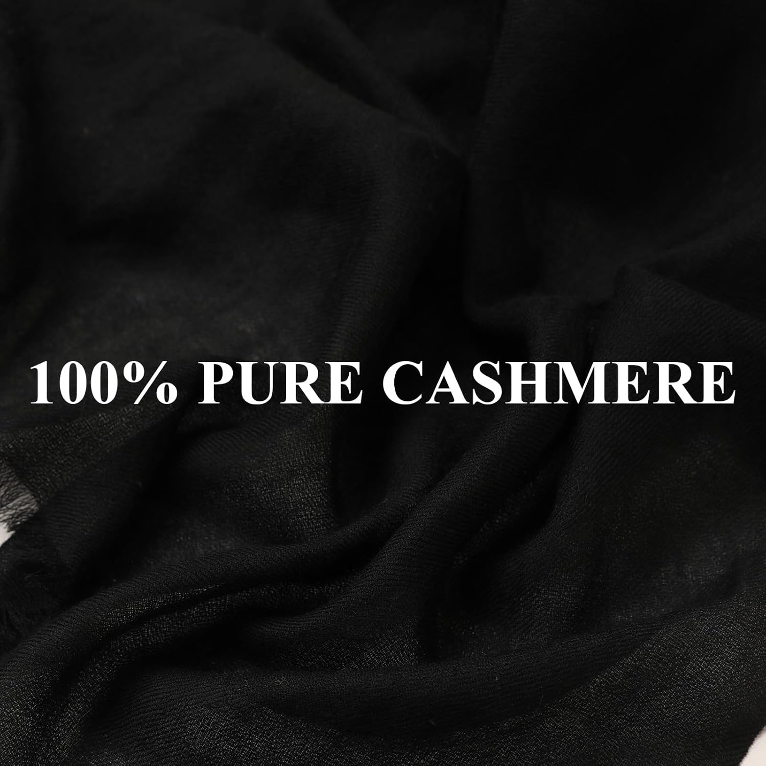 cashmere wrap shawl in multi color, featherlight luxury travel wrap — view 3