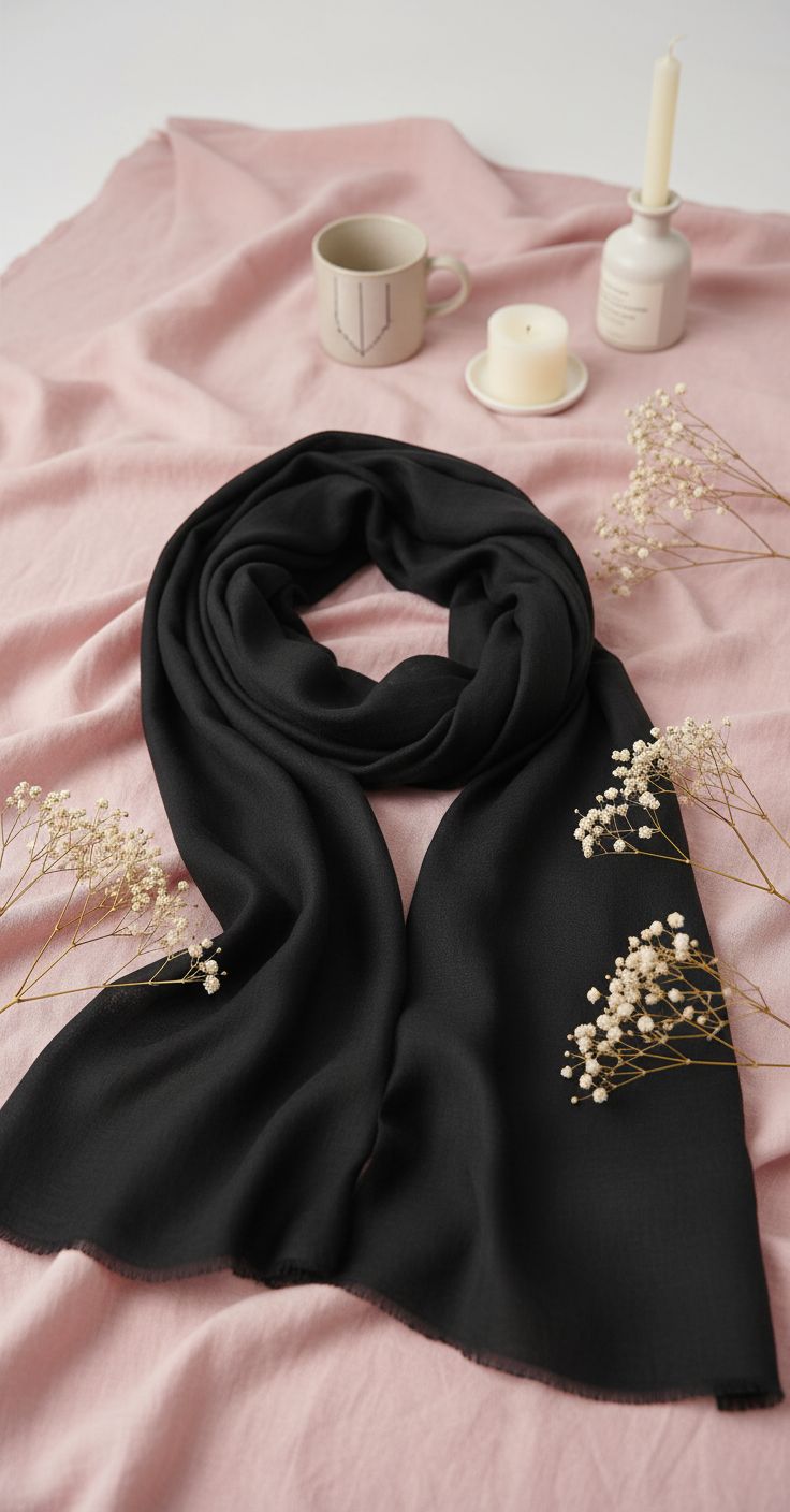 cashmere wrap shawl in multi color, featherlight luxury travel wrap — view 7