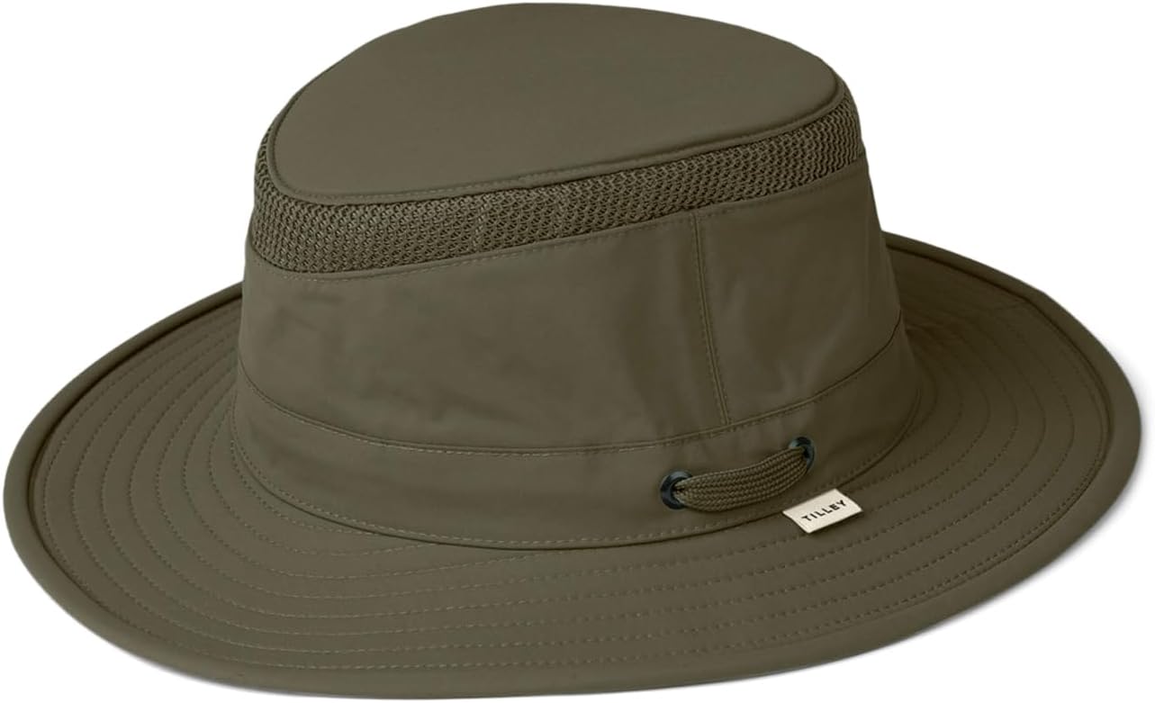 Tilley LTM5 Airflo Medium Brim Hat – Ultralight, Buoyant & Breathable, UPF 50+ Sun Protection, Water-Resistant