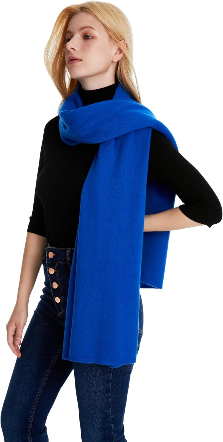 Oversized cashmere pashmina wrap in warm neutral tones with featherlight drape — view 1