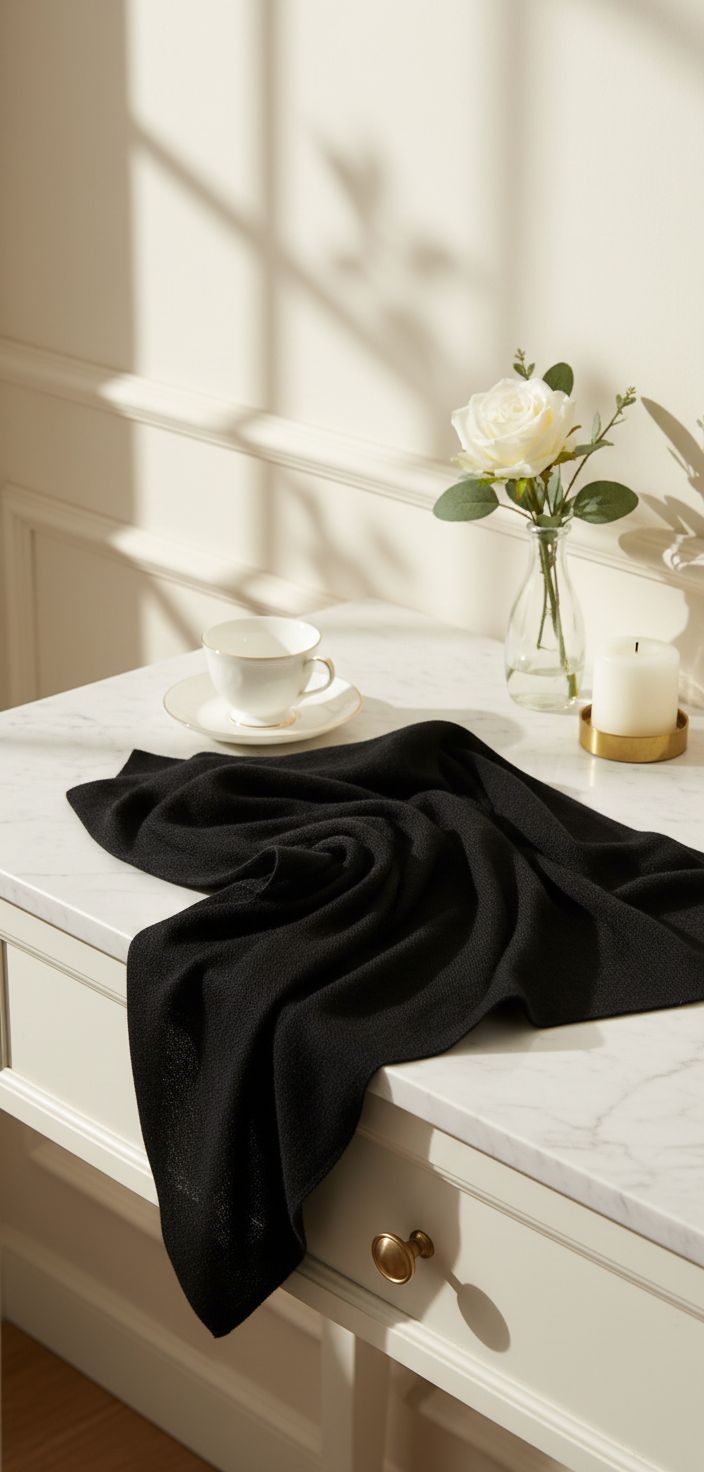 cashmere pashmina wrap in neutral tone — lightweight travel shawl — view 4